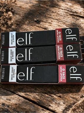 e.l.f. O Face Satin Lipstick Bundle - Grab all 3 💄💄💄 NIB